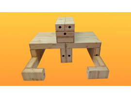 dřevěná Otčenáškova stavebnice Truhlářství Tomáš Peklák Turnov