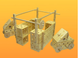 Polikarpova dřevěná stavebnice Truhlářství Tomáš Peklák Turnov